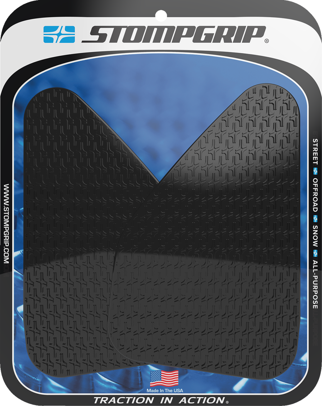 Traction Pad Tank Grips - Icon - Black - MT-09 2024 - 2025