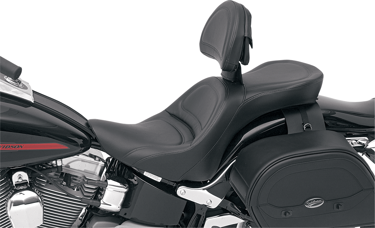 Seat - Explorer™ - With Backrest - Stitched - Black - FL/FX \'06-\'17 2006 - 2017