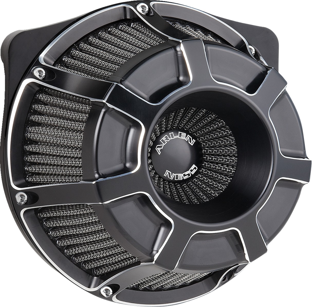 Inverted Series Air Cleaner Kit - Beveled - Black 2023 - 2024