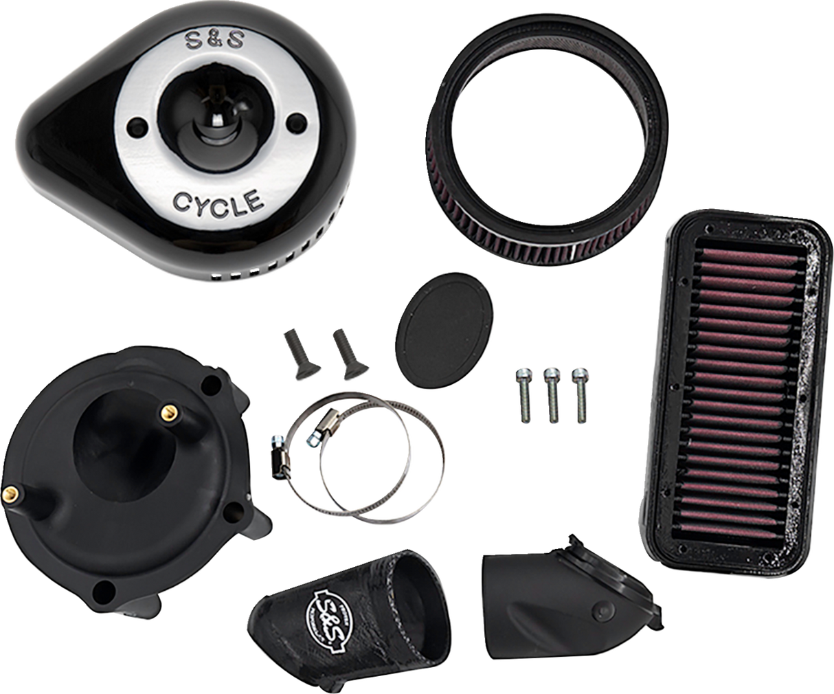 Stealth Air Cleaner Kit with Cover - Black - Indian 2020 - 2025
