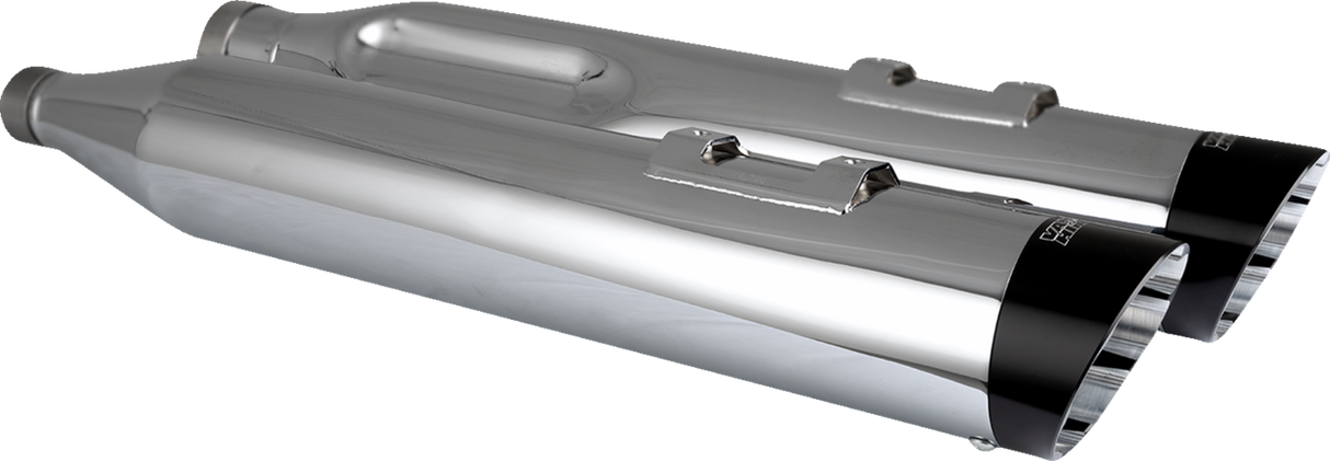 Razorback 450 Slip-On Mufflers - Chrome - M8 Bagger 2017 - 2025