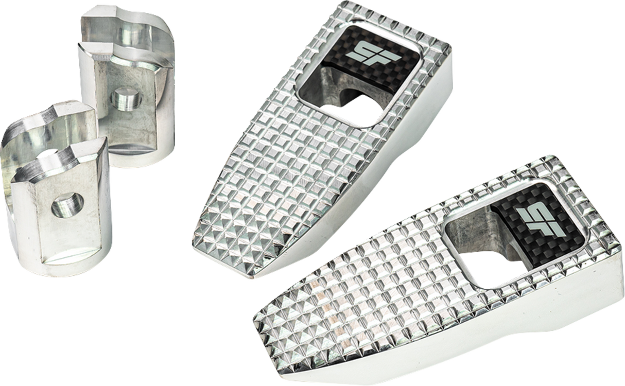 Speed Pegs - Silver Polished - Front 2018 - 2023