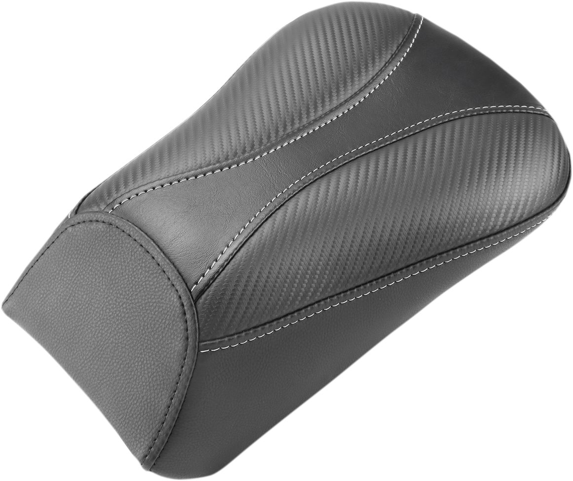 Dominator Pillion Pad - Standard Reach - Black w/ Gray Stitching 2000 - 2006