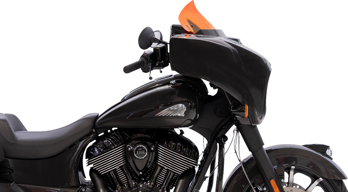 Kolor Flare™ Windshield - 10\" - Orange Ice 2014 - 2024