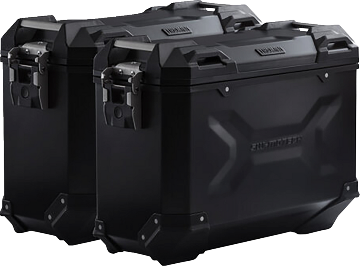 TRAX ADV Aluminum Case System - Black - Suzuki V-Strom 650 \'16-\'24 2016 - 2024