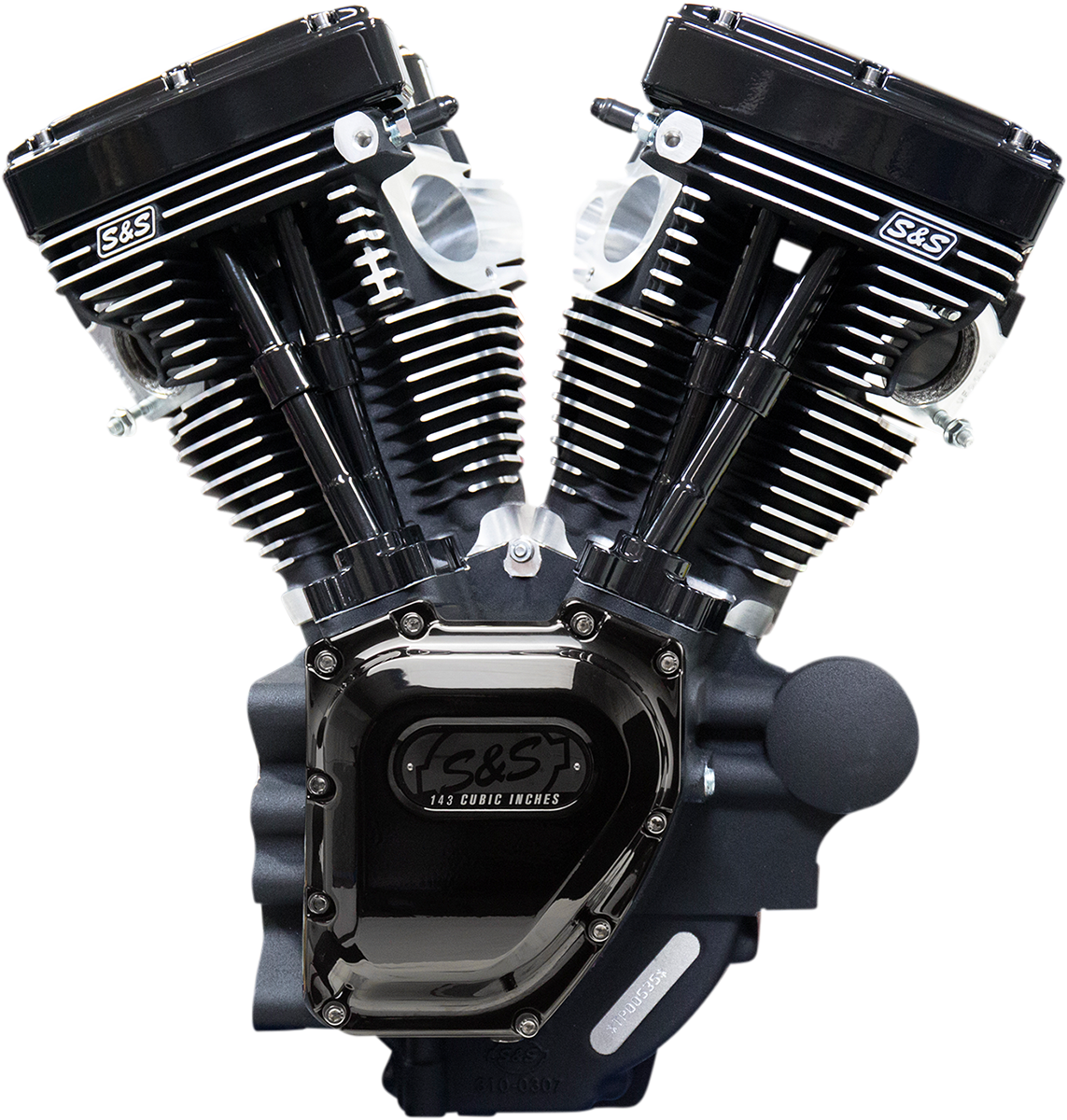 T143 Long Block Engine - Black - Touring 2007 - 2016