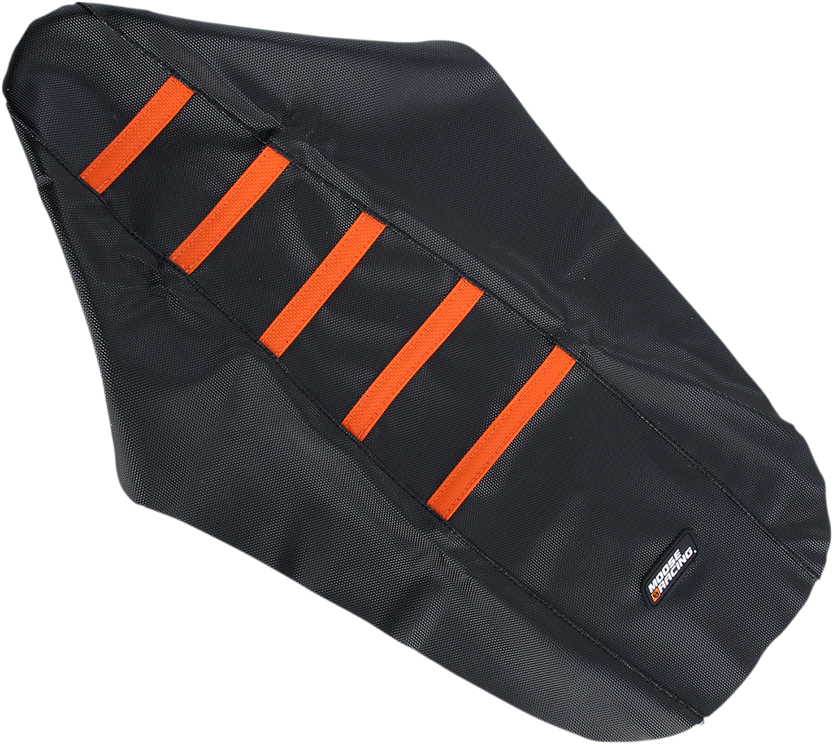 Ribbed Seat Cover - Black Cover/Orange Ribs - KTM 2003 - 2007