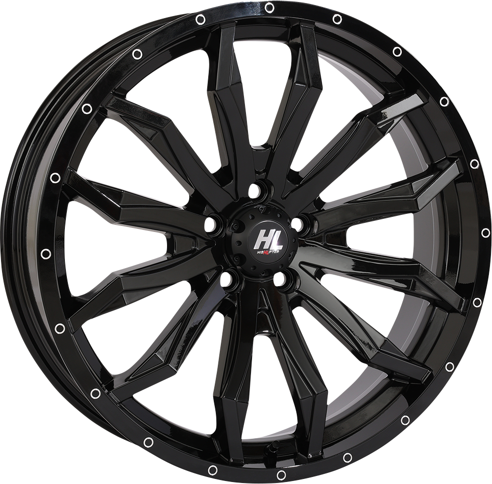 Wheel - HL21 - Front/Rear - Gloss Black - 20x7 - 4/156 - 4+3 (+10 mm) 1996 - 2024
