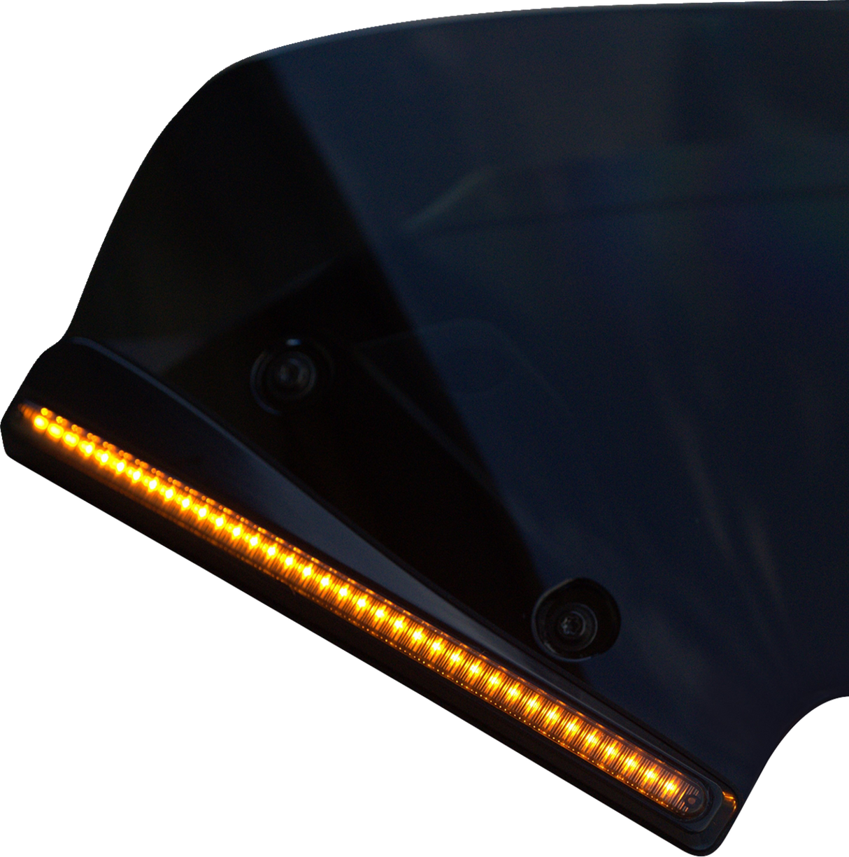 Windshield Trim - LED - Turn Signal - Black - Smoke Lens 2023 - 2025