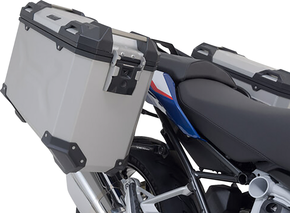 TRAX ADV Aluminum Case System - Silver - BMW R 1200/1250 R \'14-\'24 2014 - 2024