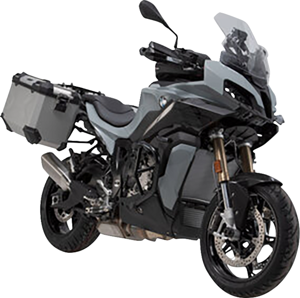 TRAX ADV Aluminum Case System - Silver - BMW S 1000 XR \'19-\'24 2019 - 2024