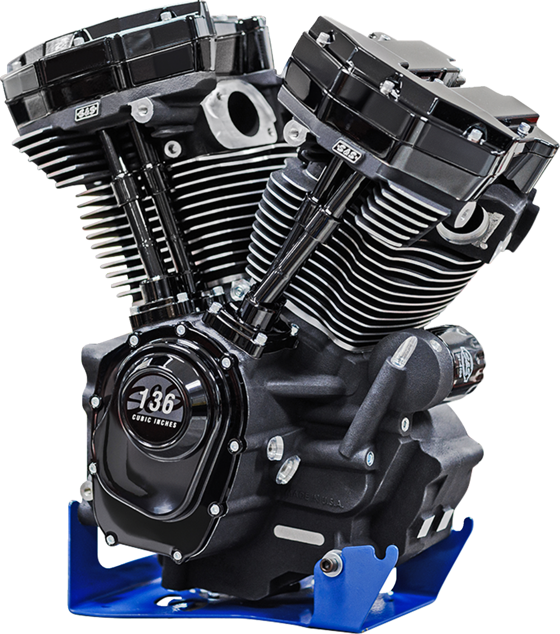 MK136 Black Edition Engine - Oil Cooled - 49 State - M8 Touring 2017 - 2023