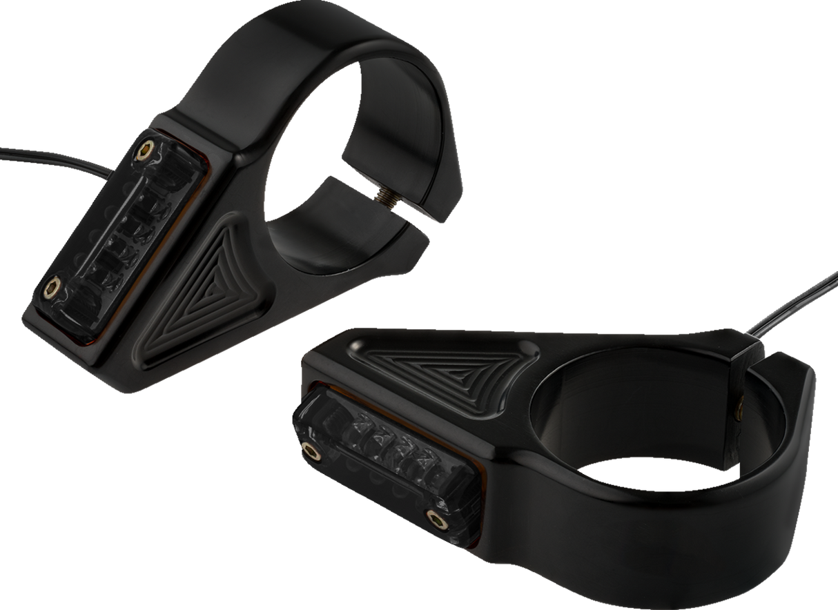 Turn Signal - 39 mm - Amber - Black 1993 - 2020