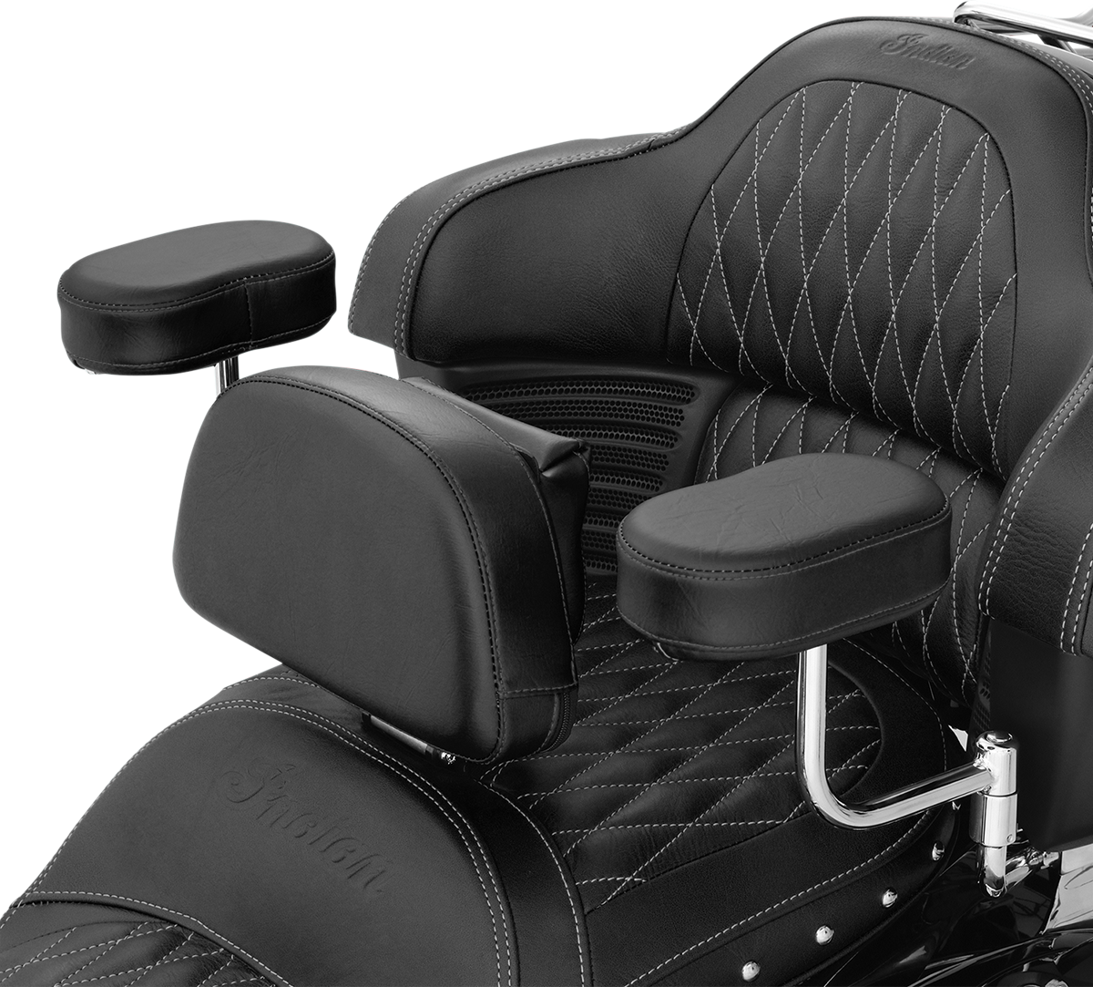 Deluxe Armrest - Passenger - Black - Indian 2014 - 2023
