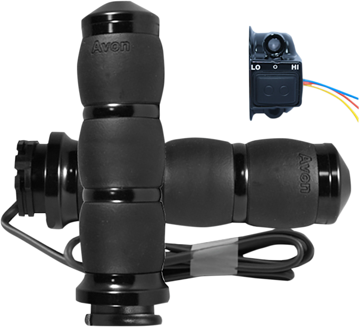 Grips - Heated - Velvet Air - Cable - Black 1986 - 2022