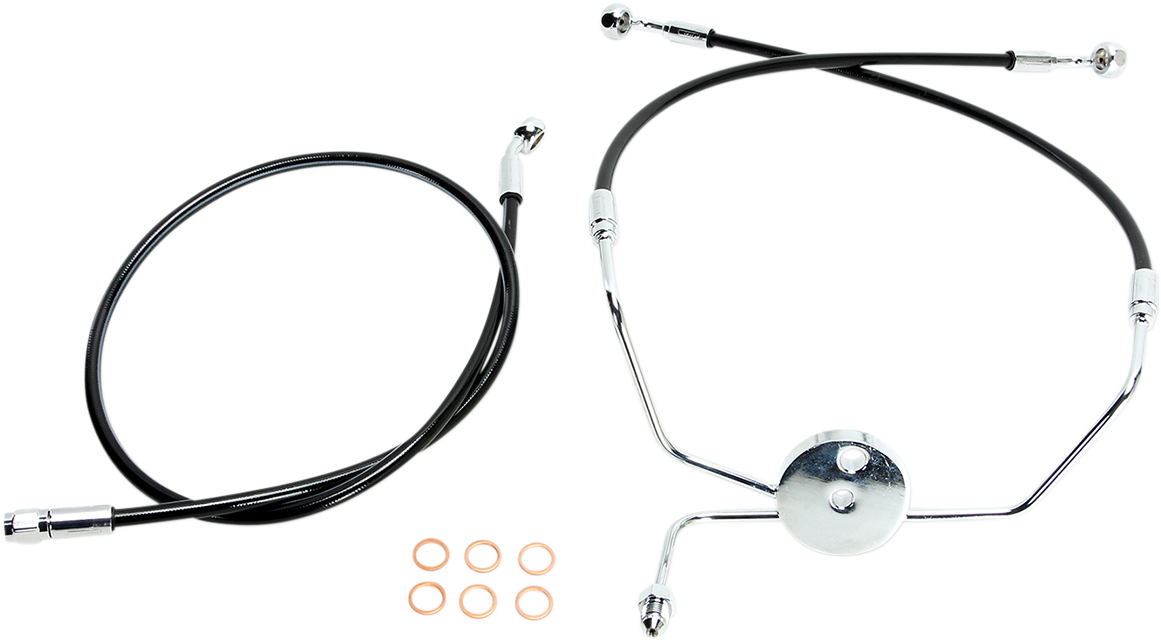Brake Line - Front - XR - Black 2008 - 2013
