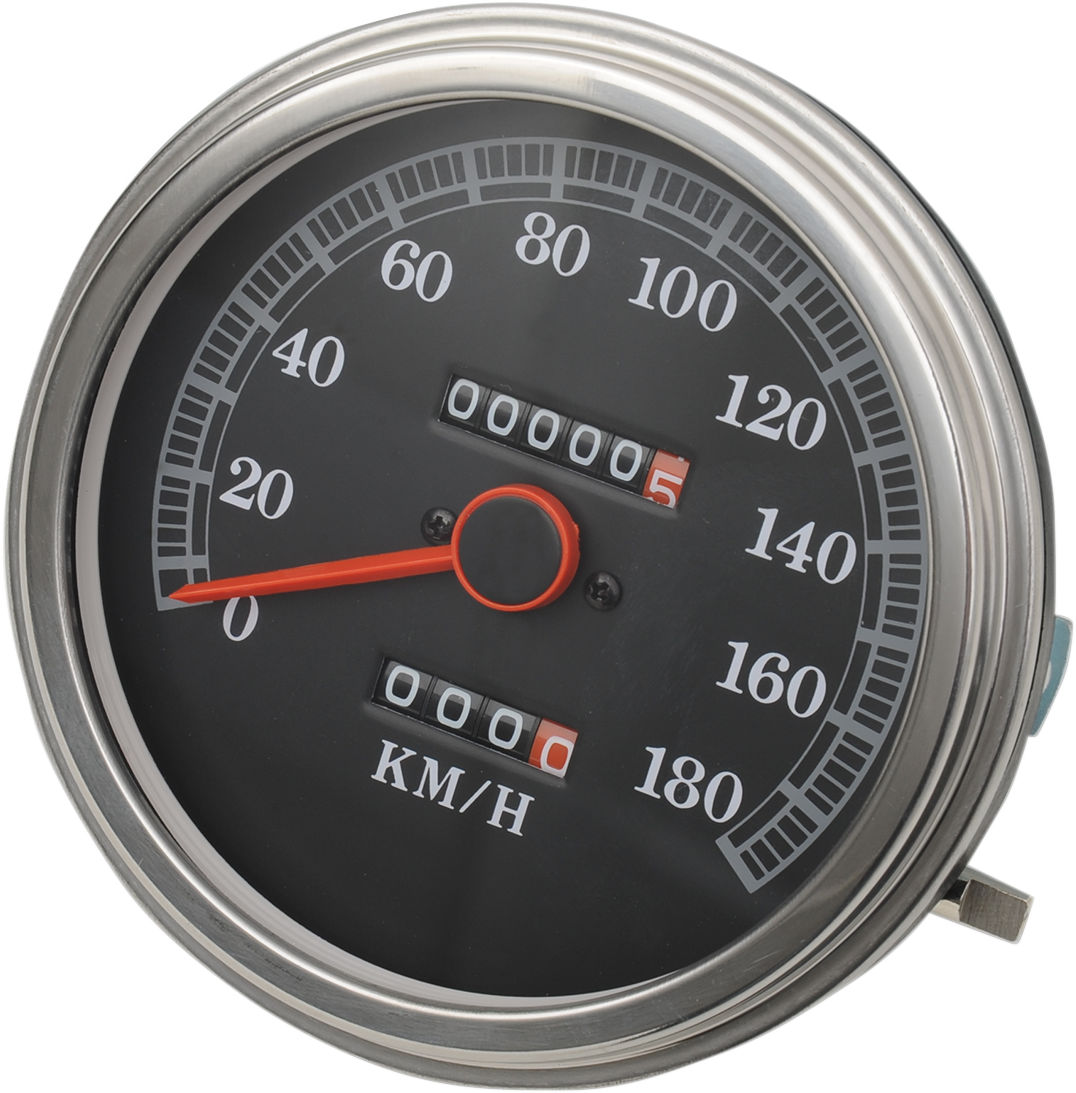 5\" KPH FL-Style 2:1 Speedometer - \'89-\'95 Black Face 1947 - 1984