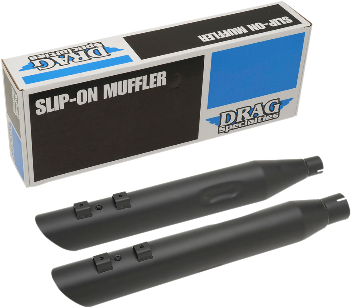 3-1/2\" Slashdown Slip-On Mufflers - Black 2017 - 2022