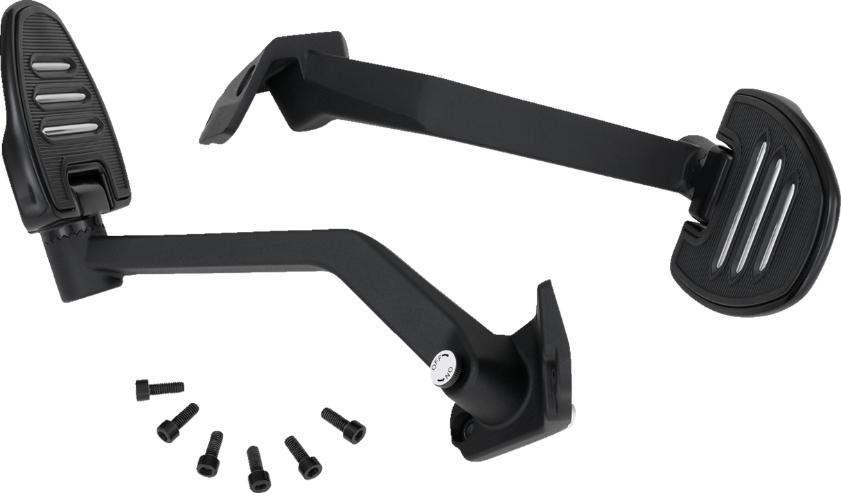 Adjustable Passenger Boards - Black - Ryker 2019 - 2022