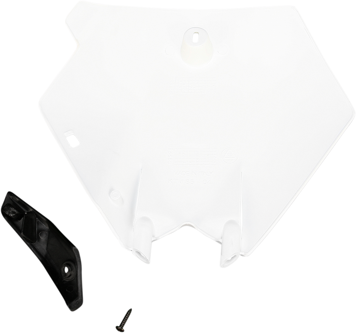 Front Number Plate - White 2003 - 2012