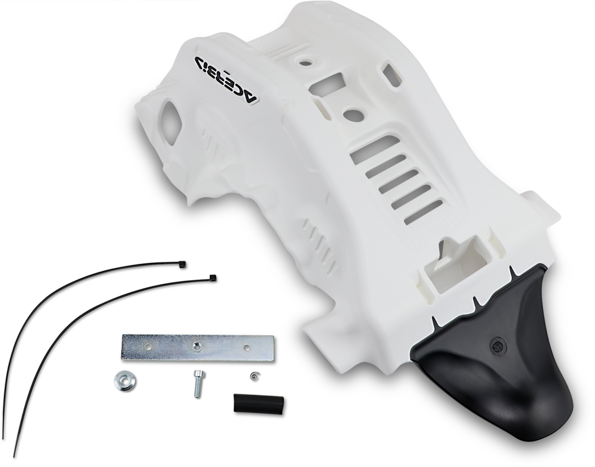 Skid Plate - White/Black - Gas Gas | Husqvarna | KTM 2019 - 2023