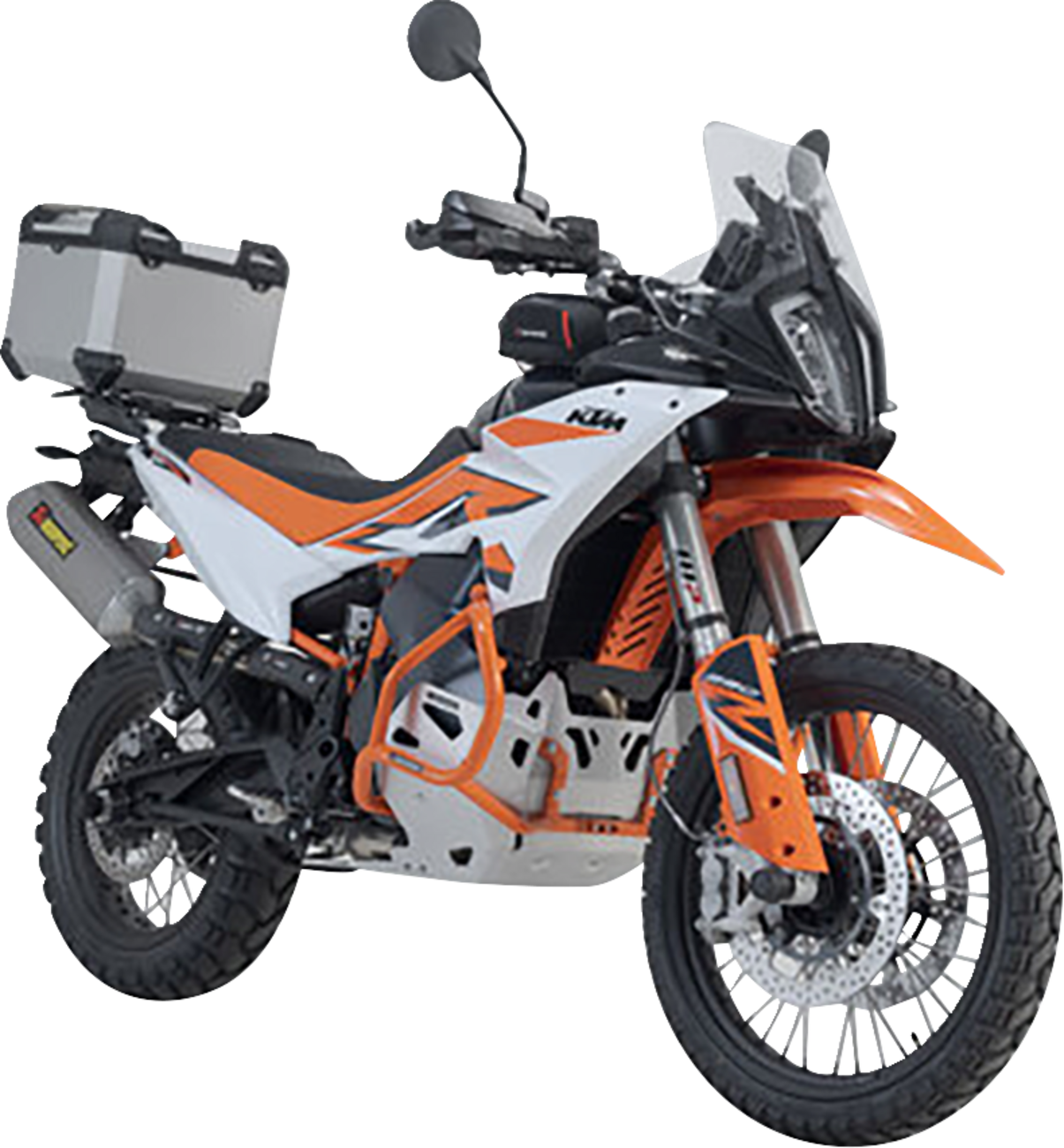 TRAX ADV Top Case System - Silver - Husqvarna/KTM \'13-\'24 2013 - 2024