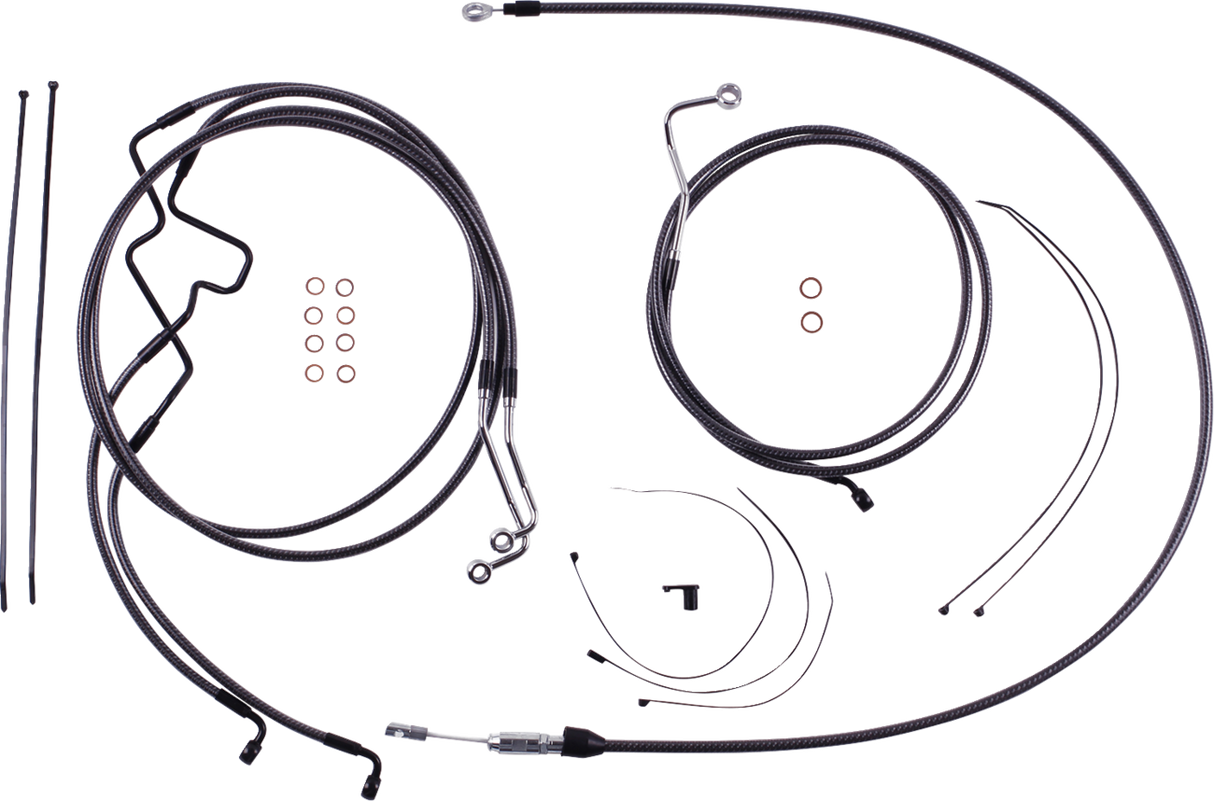 KARBONFIBR Designer Handlebar Installation Kit - 8\" - \'21-\'23 FLTR 2021 - 2023