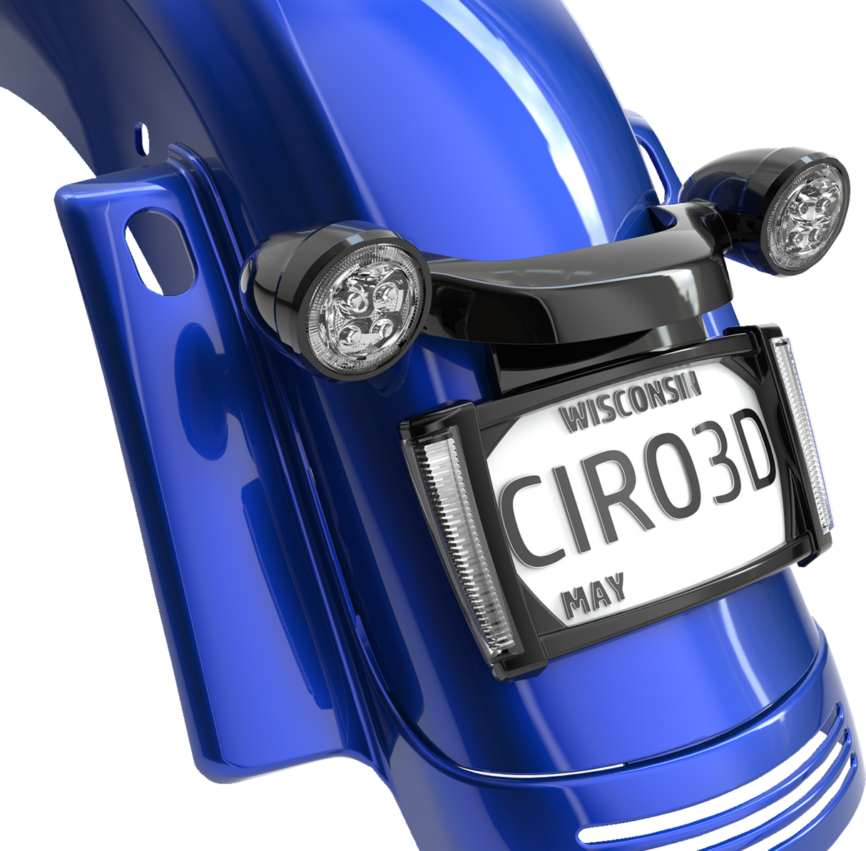 License Plate Frame - Black - Smoke 2014 - 2020