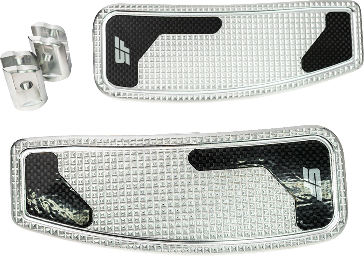 Mini Driver Floorboards - Black Polished - Softail 2018 - 2023