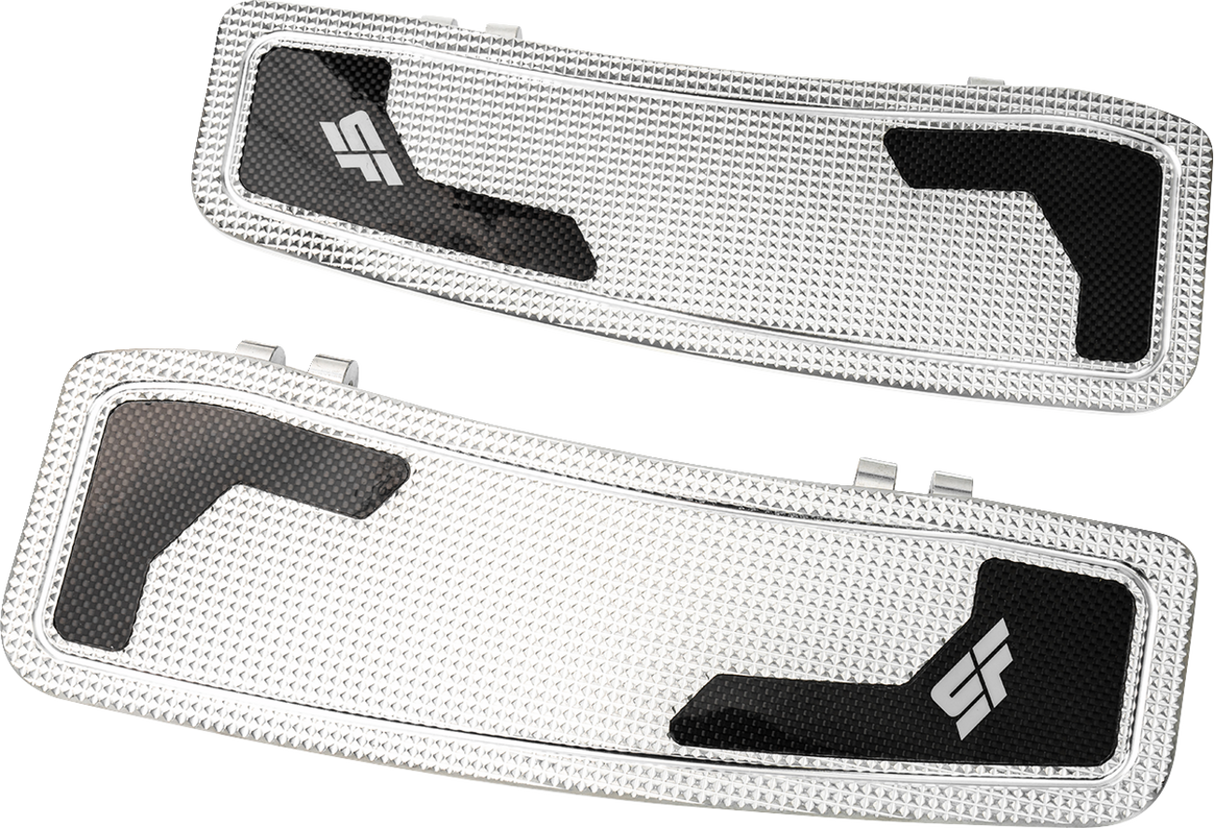 Driver Floorboards - Black Polished - Touring 1980 - 2023