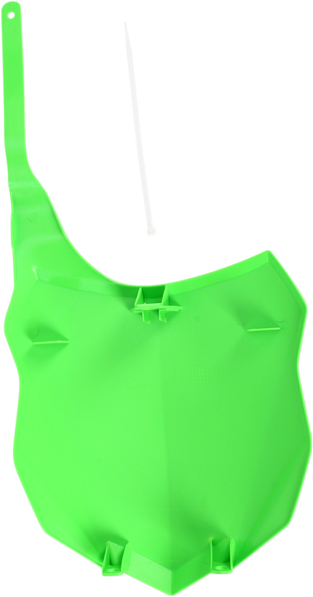 Front Number Plate - Green 2013 - 2016