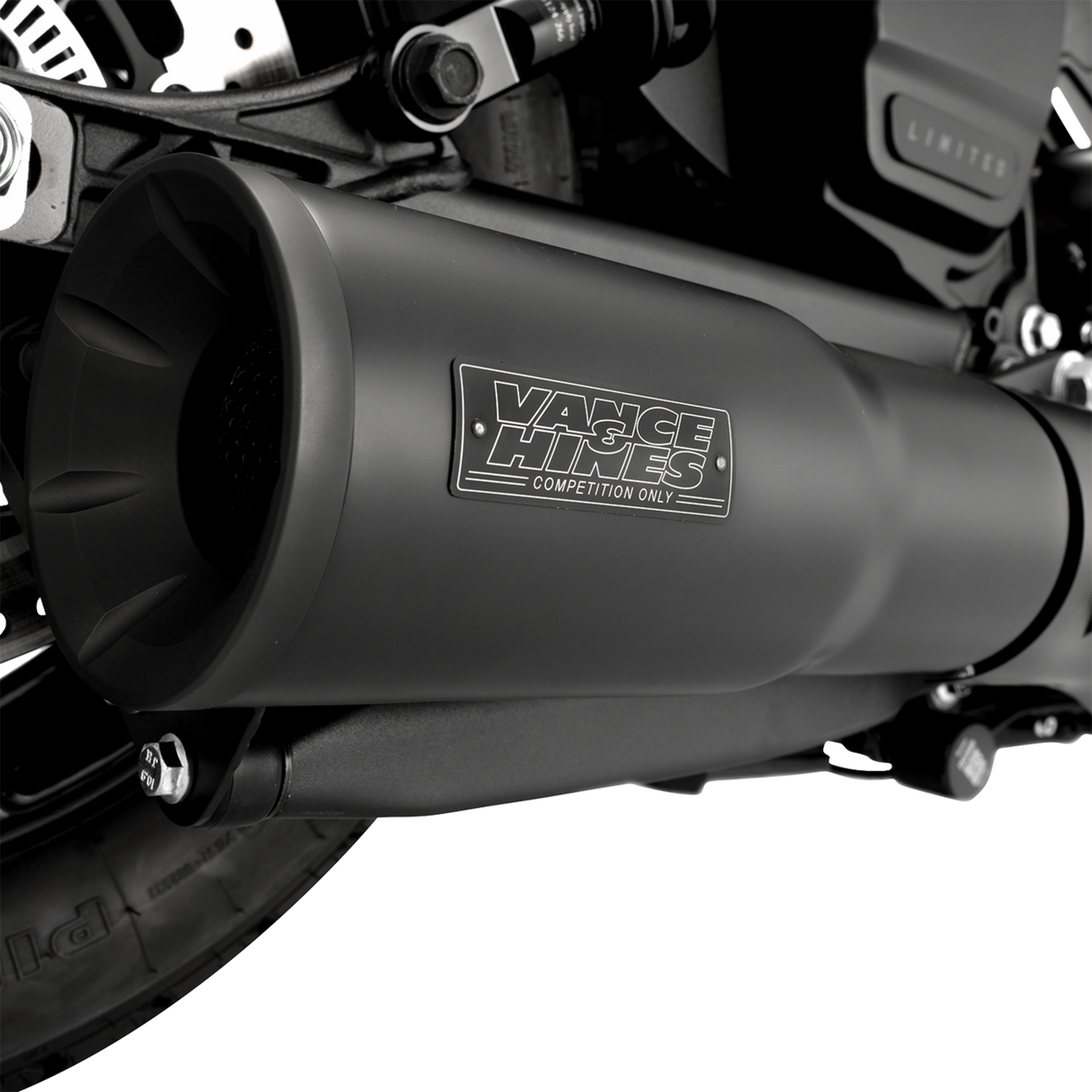 Hi-Output Slip-On Muffler - Black - Indian Scout/Bobber 2025 - 2025