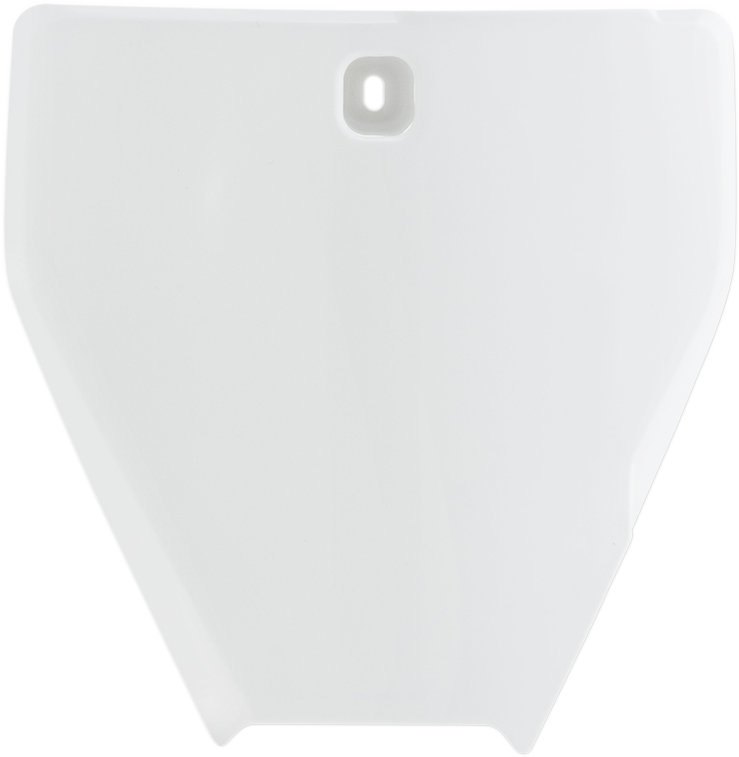 Front Number Plate - \'20 White 2018 - 2023