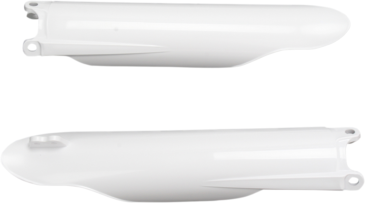 Lower Fork Covers - White 2008 - 2014