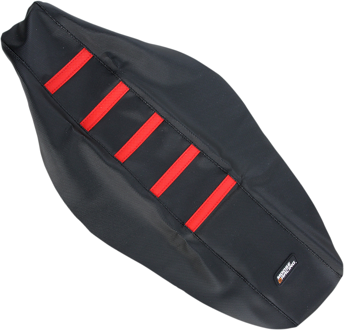 Ribbed Seat Cover - Black Cover/Red Ribs - Honda 2009 - 2013