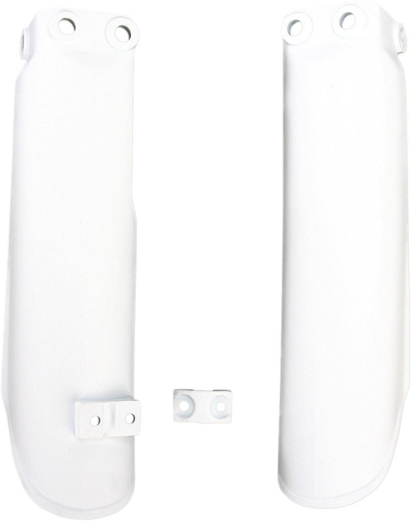 Lower Fork Covers for Inverted Forks - White 2009 - 2019