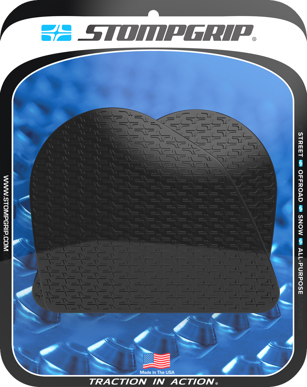 Traction Pad Tank Grips - Icon - Black - DesertX 2022 - 2025