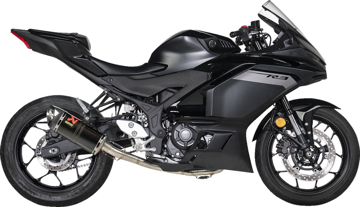 Racing Line Exhaust System - Carbon Fiber - Yamaha R3 & MT-03 2015 - 2025