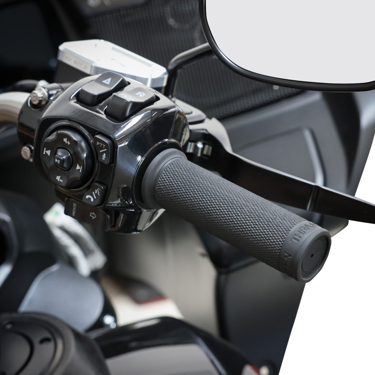 Throttle Tube - Smooth - 1\" - Touring TBW - Black 2023 - 2024