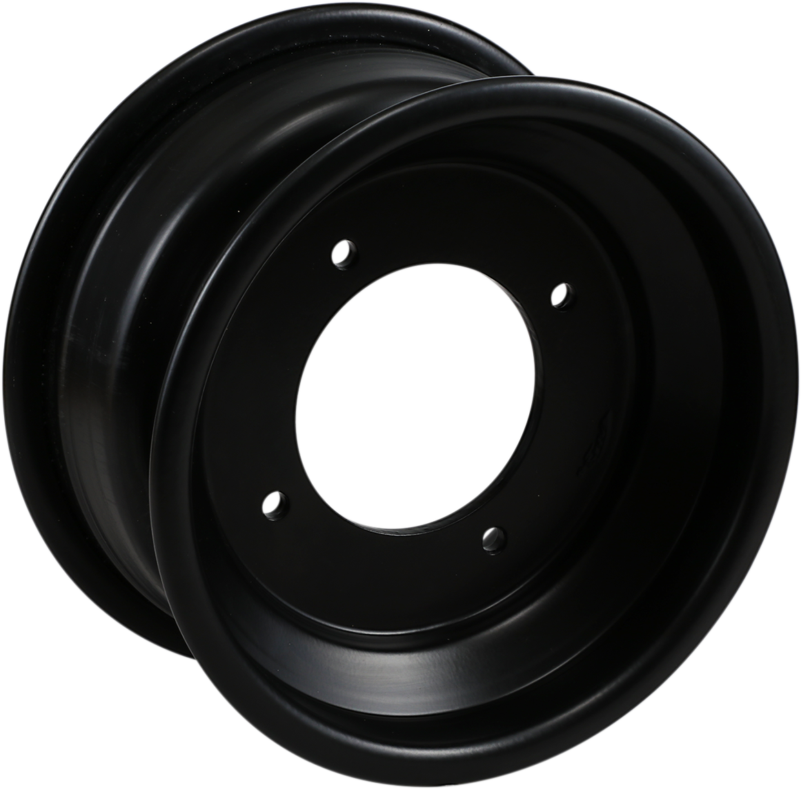 Rolled-Lip Spun Wheel - Rear - Black - 9x8 - 4/115 - 3+5 1987 - 2017