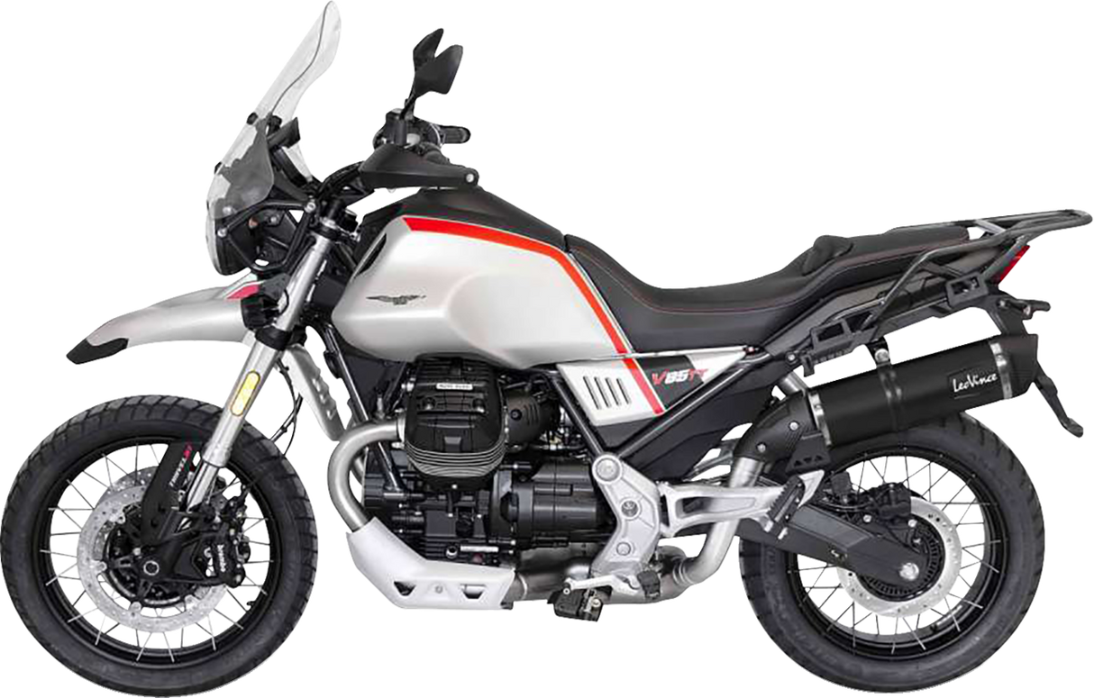 LV One EVO Slip-On Muffler - Black - V85 TT 2019 - 2025