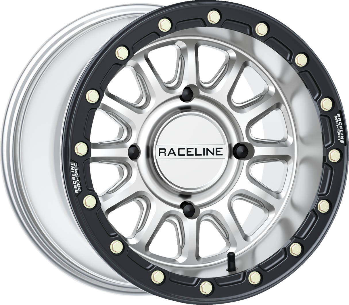 Wheel - Alpha - Front/Rear - Hyper Silver/with Black Ring - 15x10 - 4/156 - +10 mm 2015 - 2023
