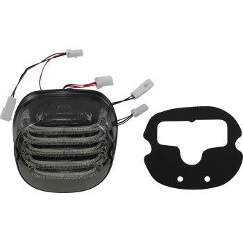 CUSTOM DYNAMICS 2010-1415 ProBEAM® Integrated Low Profile LED Taillights with Auxiliary Turn Signals - Smoke Lens