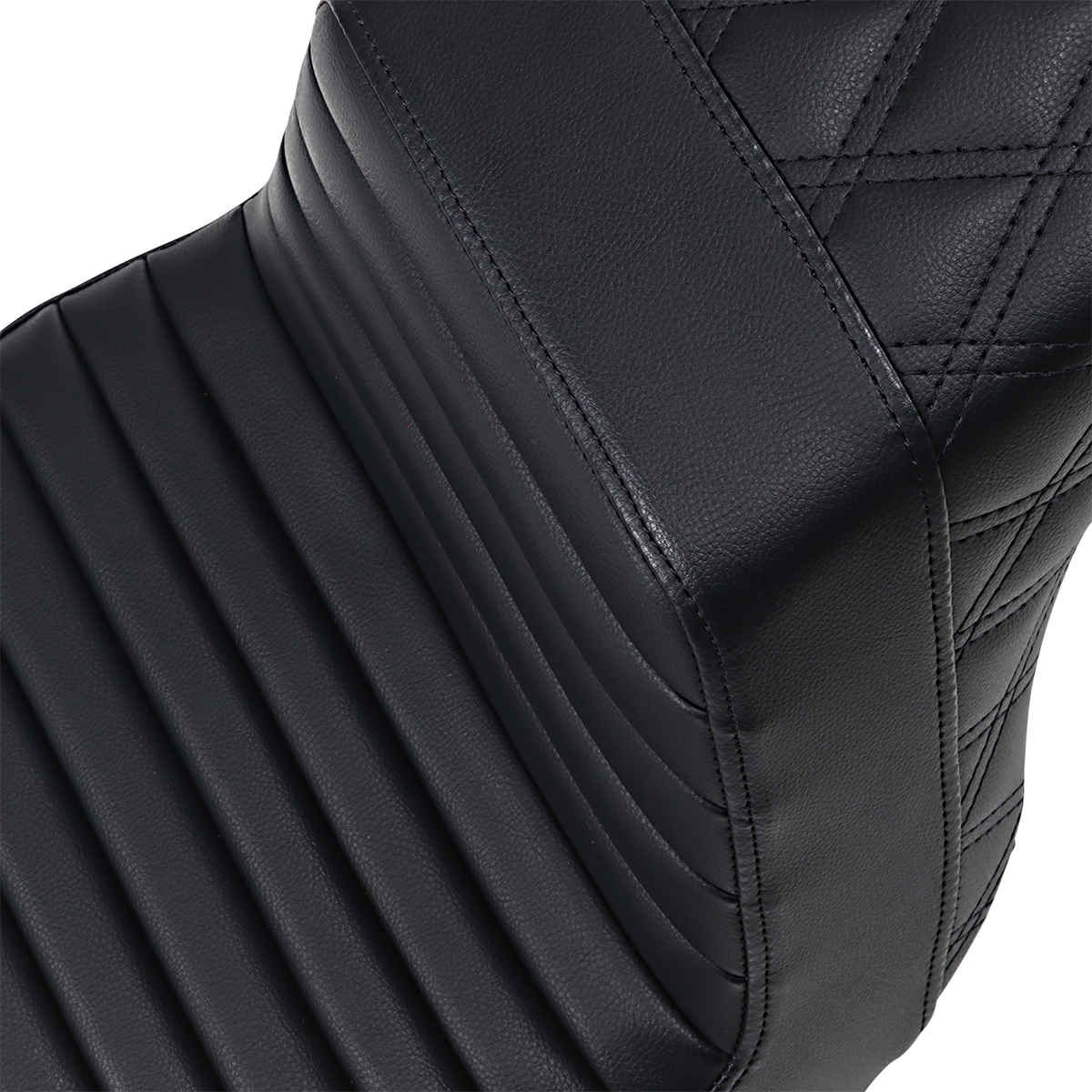 Step-Up Seat - Front Tuck-n-Roll/Rear Lattice Stitch - Black 2013 - 2017