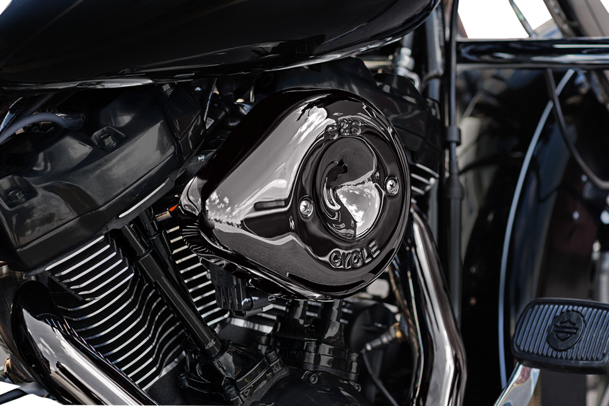 Stealth Teardrop Air Cleaner - M8 - Lava Chrome 2017 - 2024