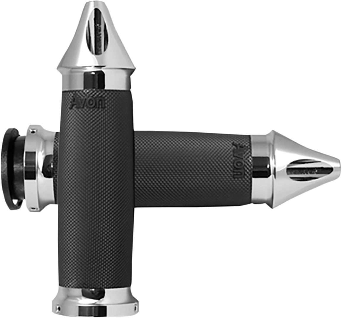 Grips - Custom Contour - Spike - Indian - Chrome 2018 - 2023