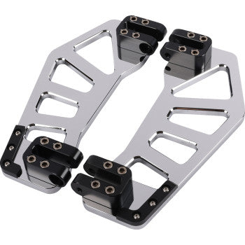 THRASHIN SUPPLY CO. 1621-1111 Floorboards Apex Floorboards - Chrome