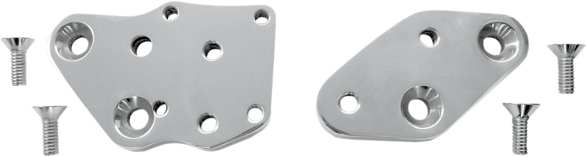 Kick Back Plate - Chrome - FXST 1984 - 1999