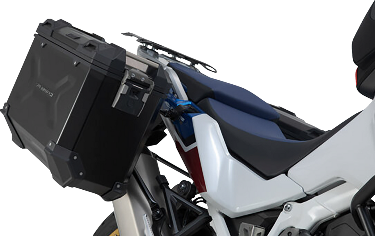 TRAX ADV Aluminum Case System - Black - Honda Africa Twin \'19-\'24 2019 - 2024