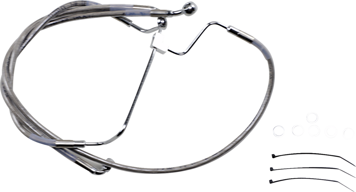Brake Line - +6\" - Stainless Steel 2014 - 2019